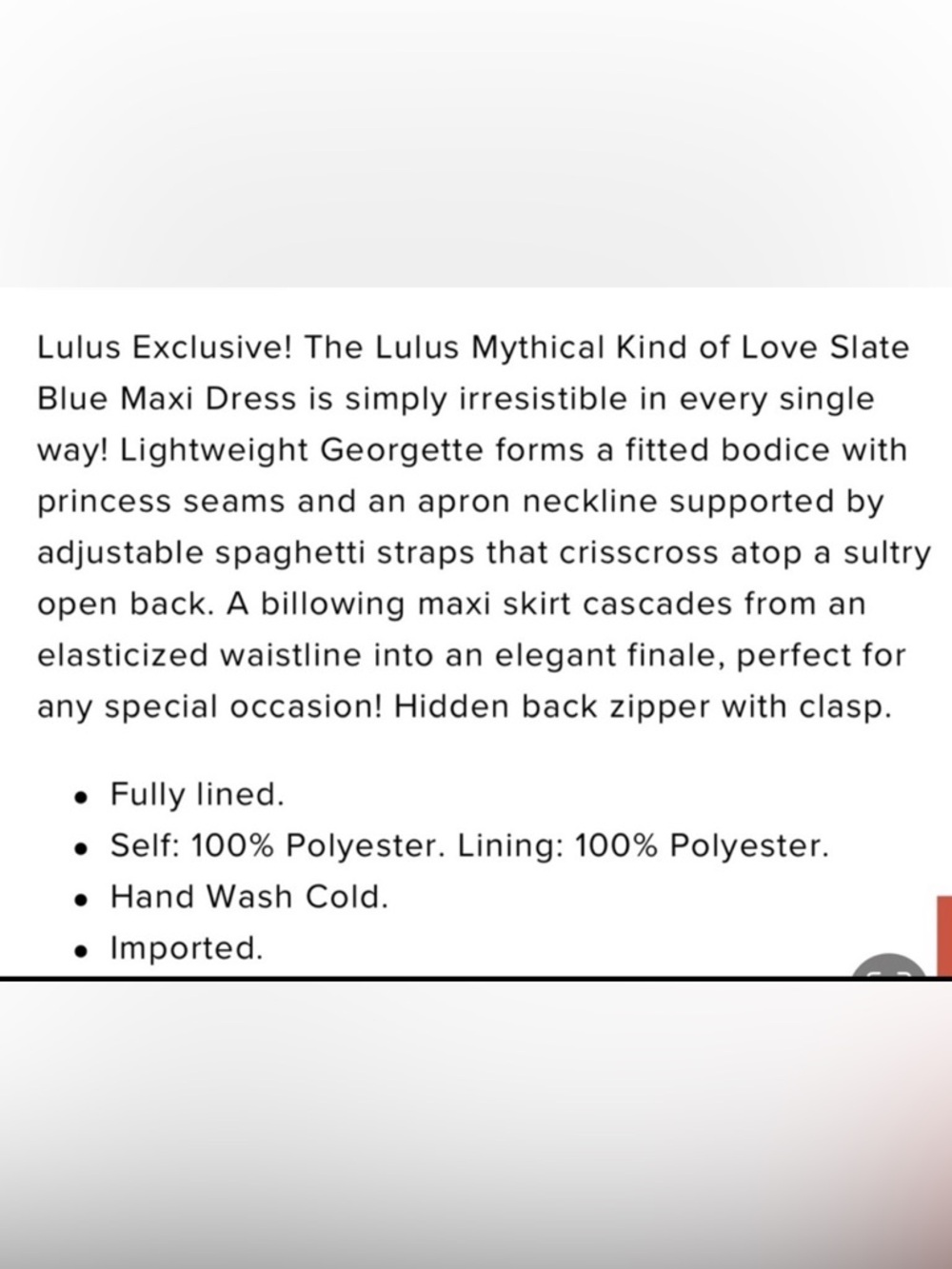 Lulu's Slate Blue Halter Maxi Dress - Picture 5 of 5